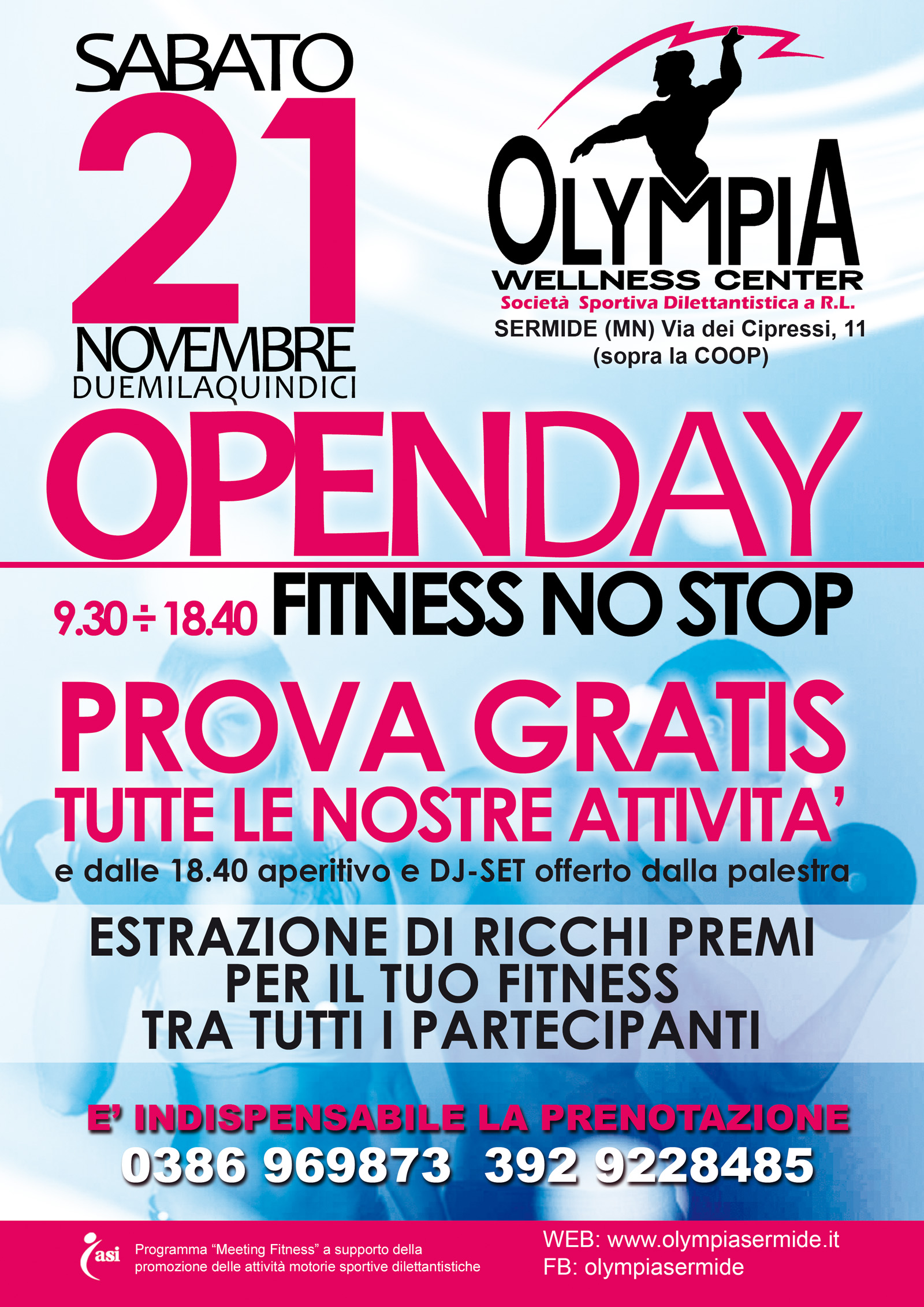 Volantino openday olympia WEB